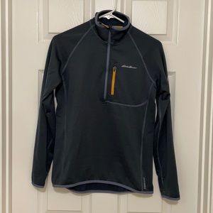 Eddie Bauer high route grid fleece quarter zip.